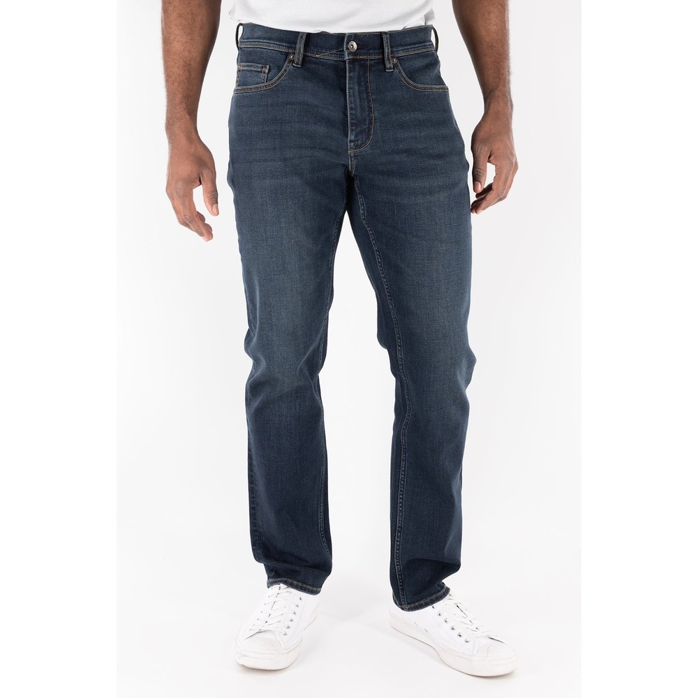 Devil-Dog Dungarees Mens Athletic Fit Dark Wash Indigo Denim Jeans 36x30
